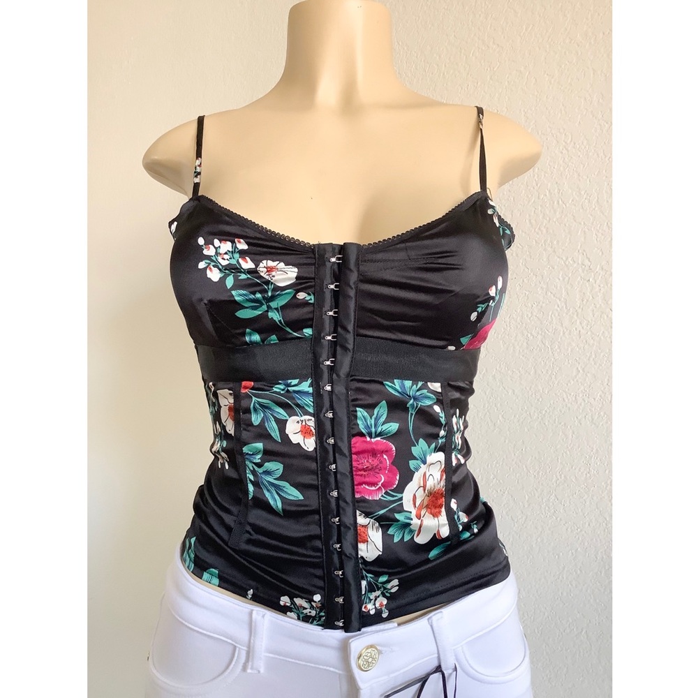 FLORAL CORSET TOP